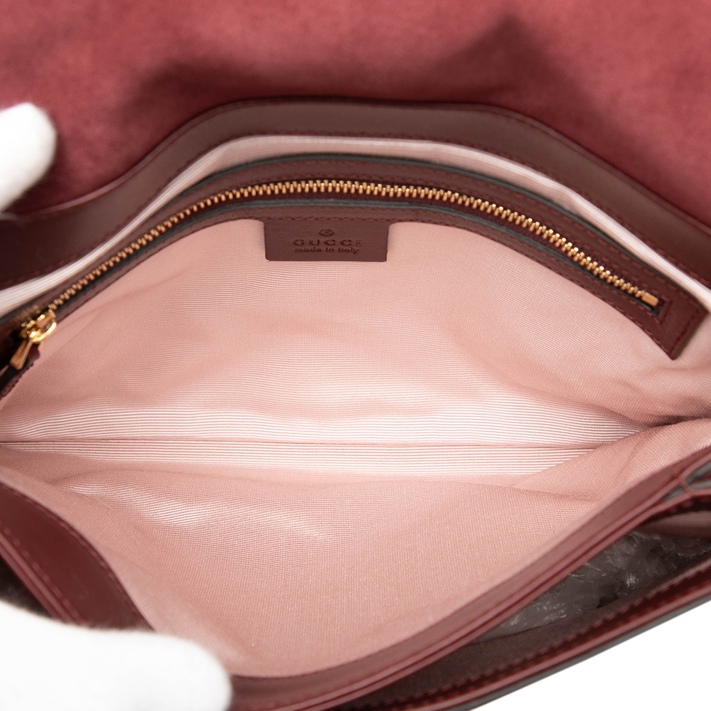 Pre-Loved Gucci Medium Suede Arli Crossbody - Picture 4 of 8